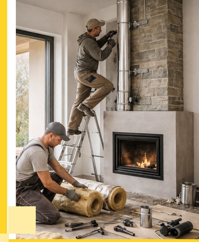 Монтаж дымоходов для каминов в Находке от 15473 р. ЭриданНхд