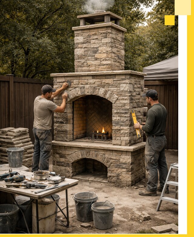 Проектирование и установка уличных каминов в Находке