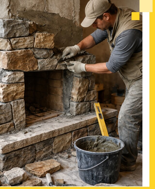 Изготовление и установка каменных каминов под ключ в Находке