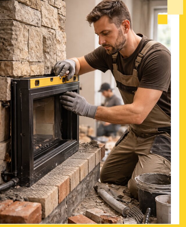 Дровяные камины под ключ в Находке: монтаж, обустройство