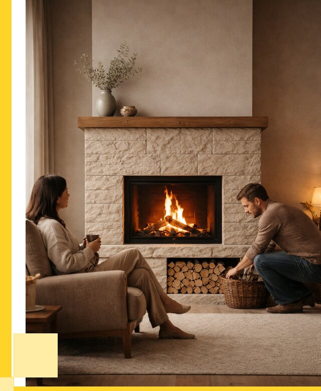 Камины для дома в Находке под ключ от 154725 р. | ЭриданНхд