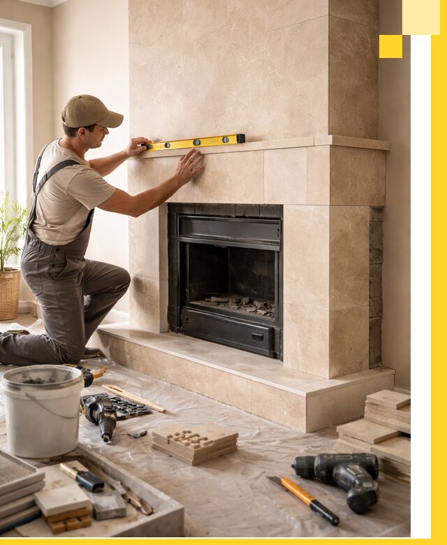 Установка и монтаж каминов в частном доме под ключ в Находке