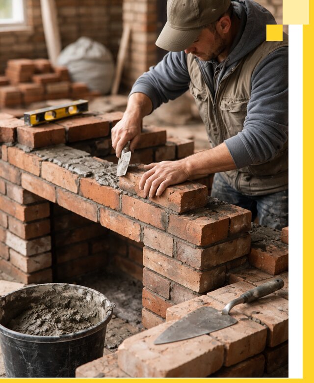 Кладка каминов под ключ в Находке профессиональная отделка и монтаж