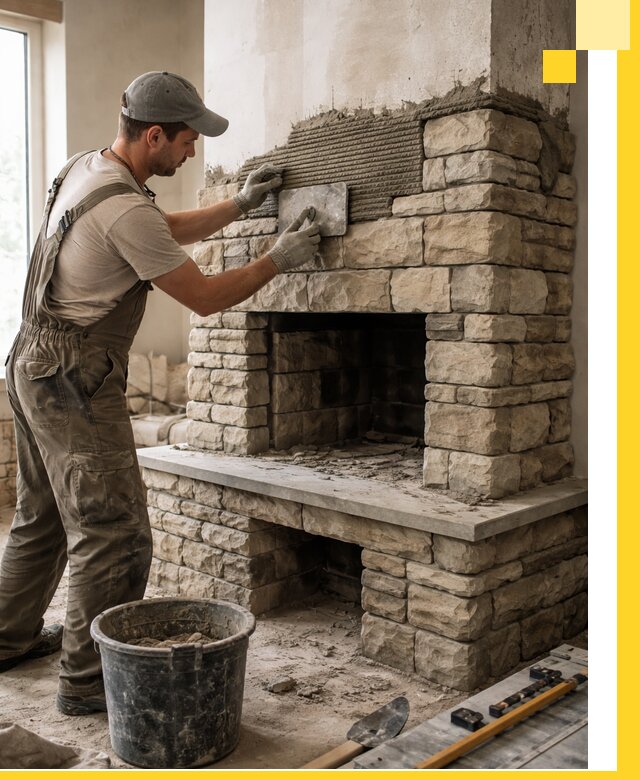 Строительство каминов под ключ в Находке от проектирования до монтажа