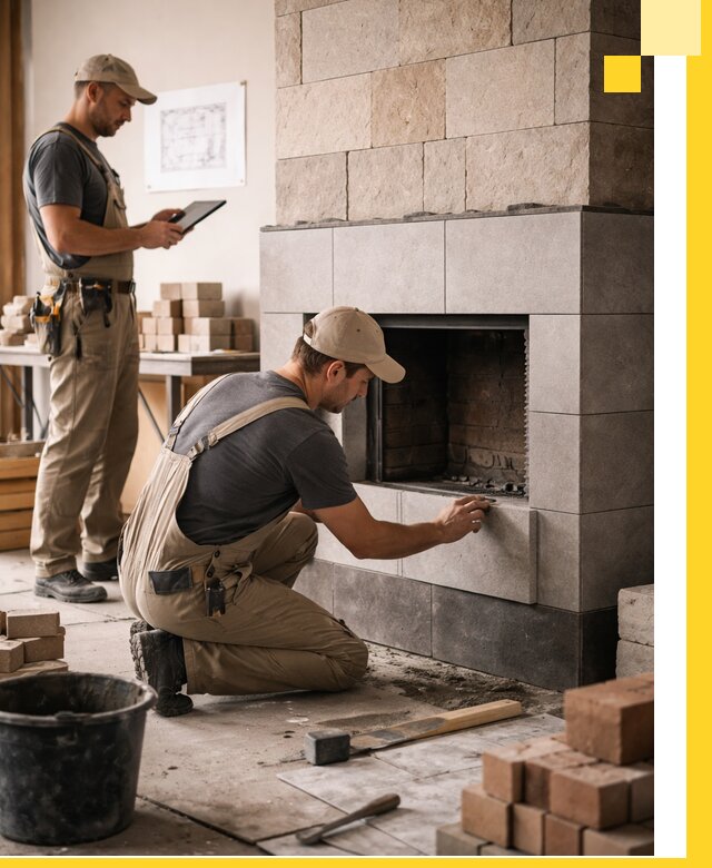 Индивидуальные проекты каминов и каминных систем в Находке