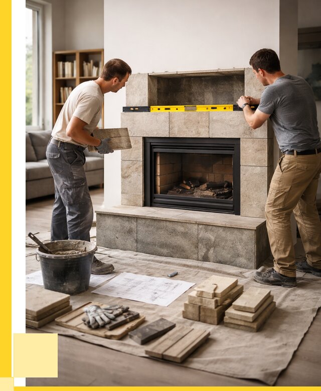 Монтаж каминов и установка в Находке от 46418 р. | ЭриданНхд