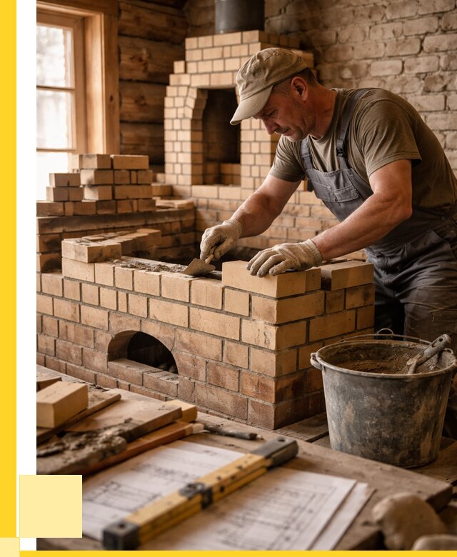 Кладка печей из кирпича в Находке цены от 30945 р. - ЭриданНхд