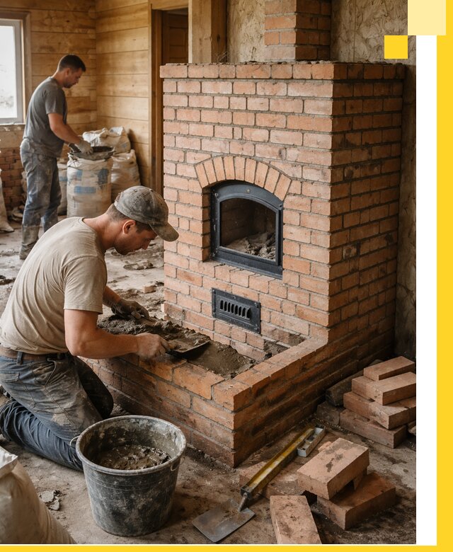 Профессиональное строительство печей в Находке под ключ