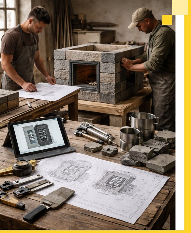 Разработка проектов печей с согласованием и монтажом в Находке