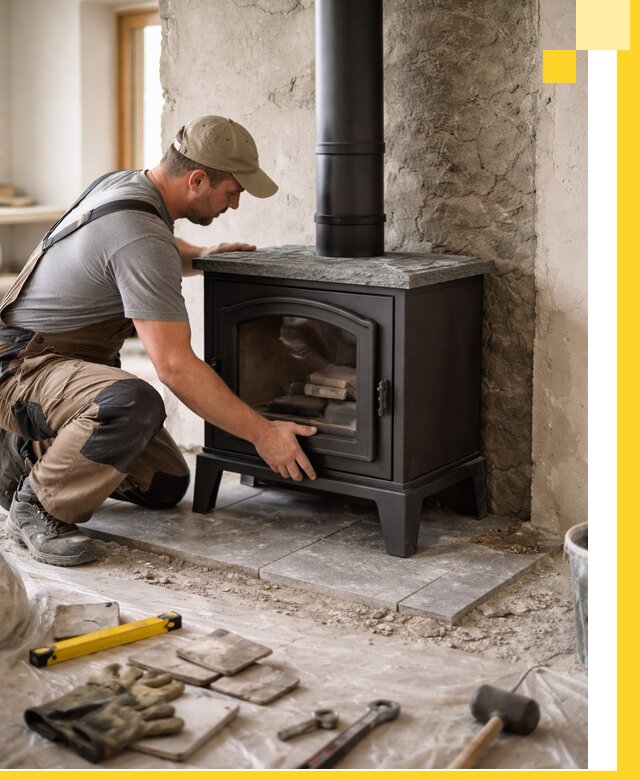 Профессиональный монтаж печей и каминов в Находке под ключ