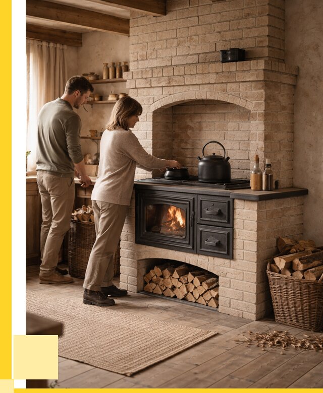 Печи с плитой в Находке от 46418 р. | ЭриданНхд — кирпичная печь