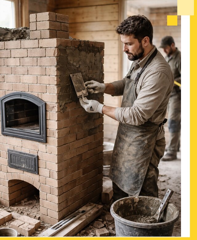 Изготовление и установка печей-шведок под ключ в Находке