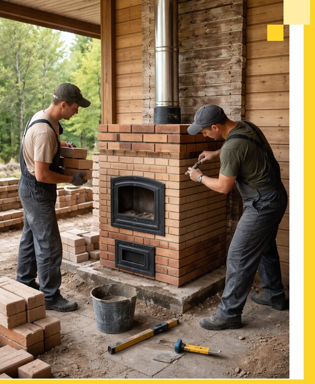 Производство и установка дачных печей под ключ в Находке