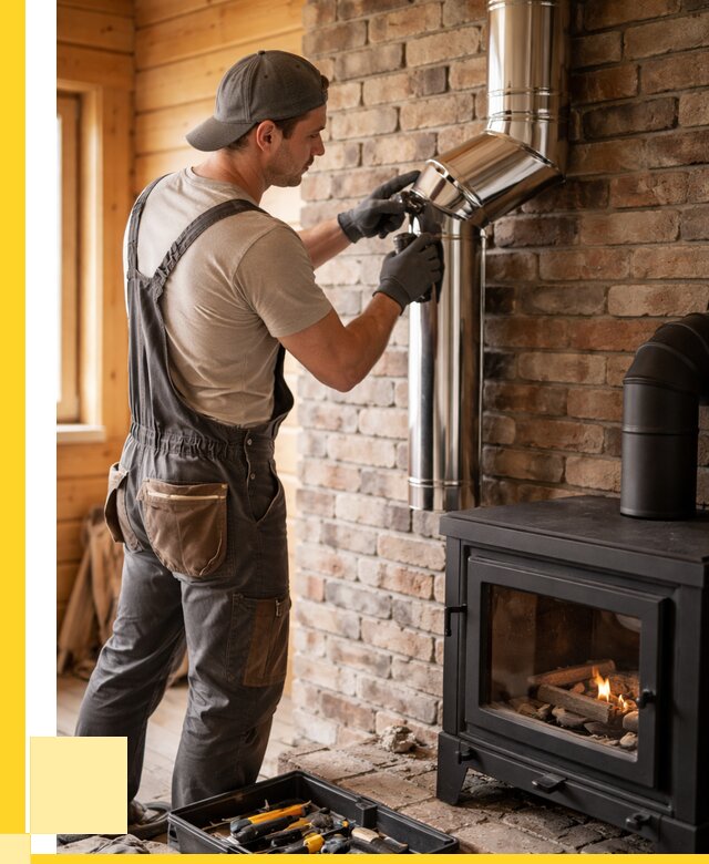 Монтаж дымоходов для печей в Находке от 7736 р. | ЭриданНхд