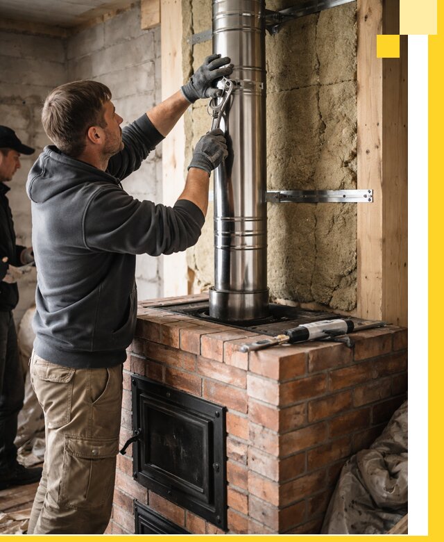 Изготовление и монтаж печей и дымоходов под ключ в Находке