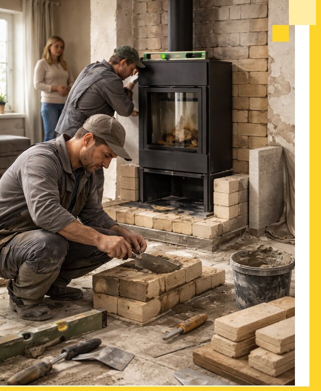 Печи и камины под ключ: проект, установка в Находке