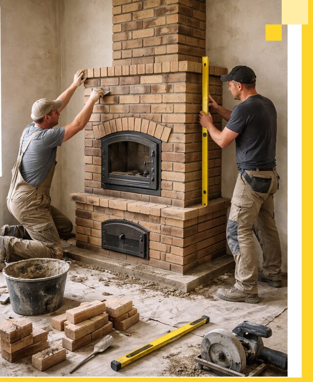 Продажа и установка печей и каминов для дома под ключ в Находке