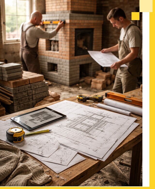 Проекты печей и каминов с индивидуальным дизайном в Находке