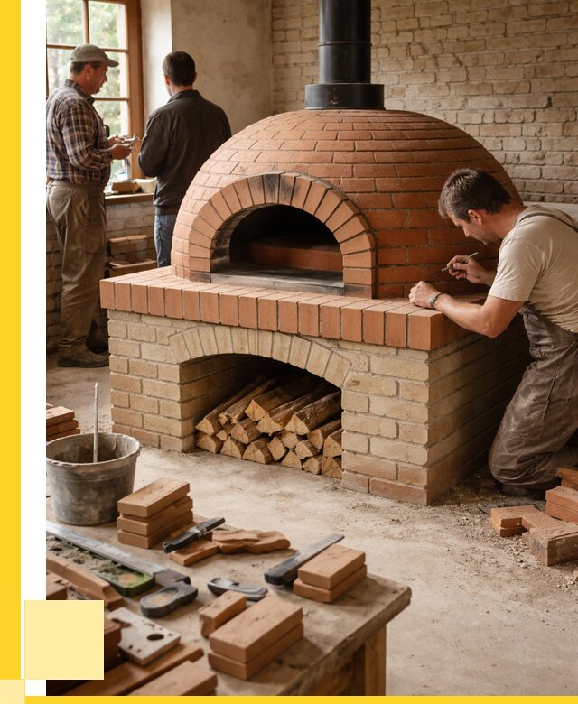 Помпейская печь дровяная для пиццы в Находке | ЭриданНхд от 206300 р.