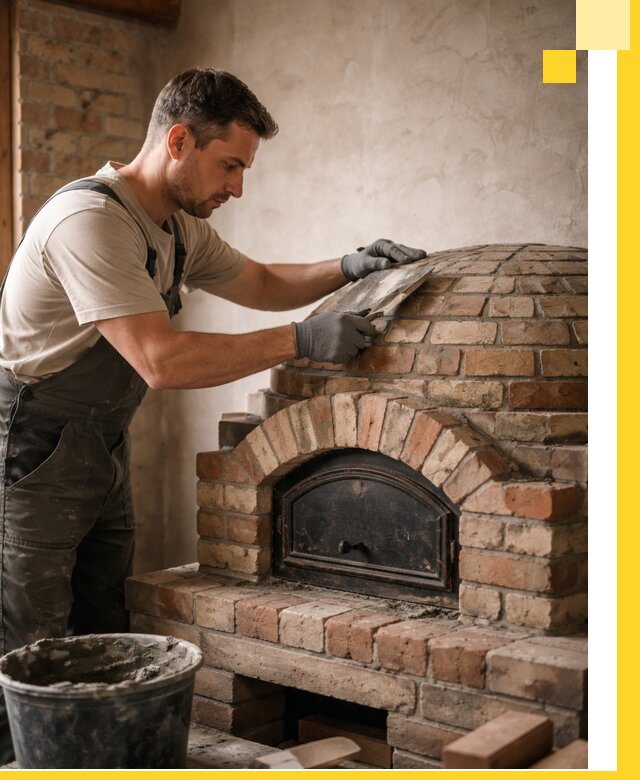 Изготовление и монтаж помпейских печей на заказ в Находке