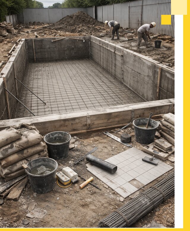 Строительство бассейнов под ключ в Находке, дизайн и монтаж