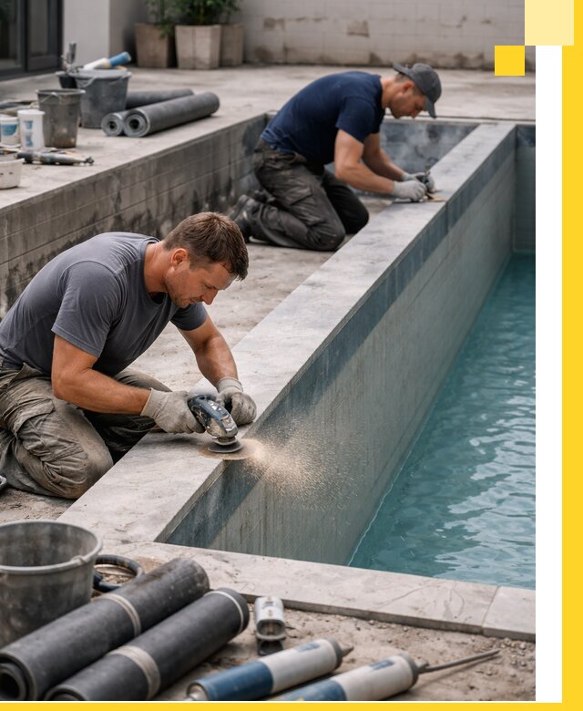 Профессиональный ремонт бассейнов под ключ в Находке