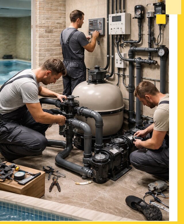 Комплексное оборудование для бассейнов под ключ в Находке