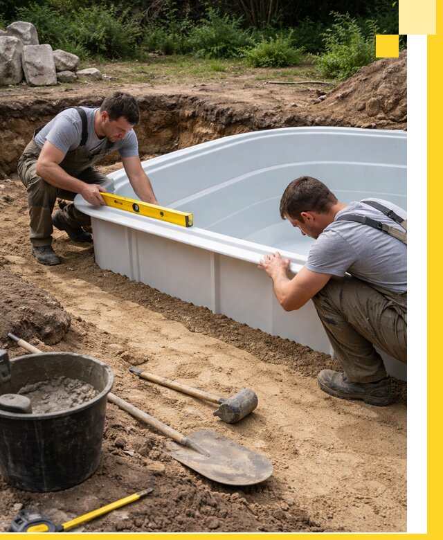Производство и установка пластиковых бассейнов в Находке под ключ