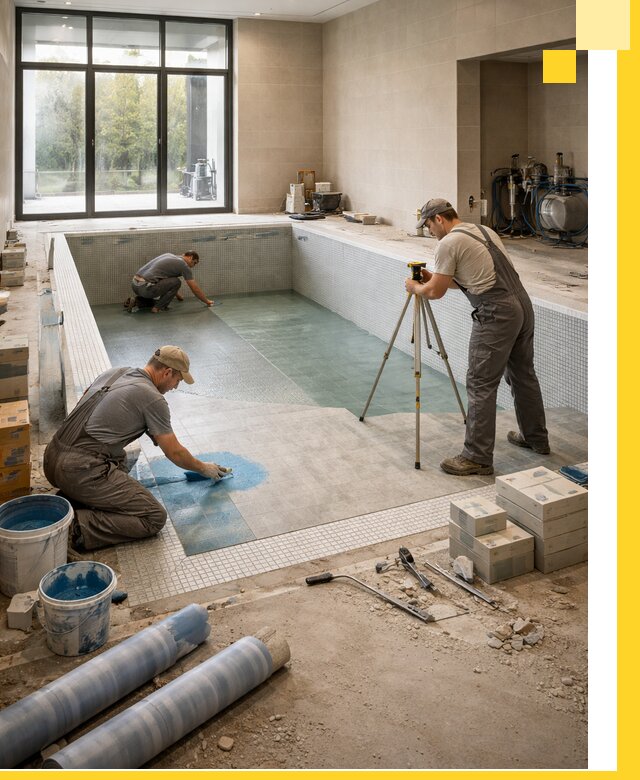 Проект и строительство закрытых бассейнов в Находке под ключ