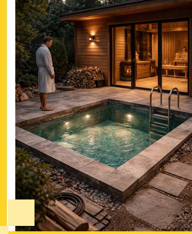 Бани с бассейном под ключ в Находке от 97993 р. | ЭриданНхд