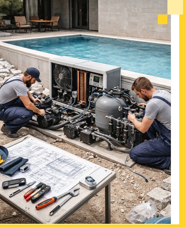 Проектирование и монтаж бассейнов с подогревом в Находке