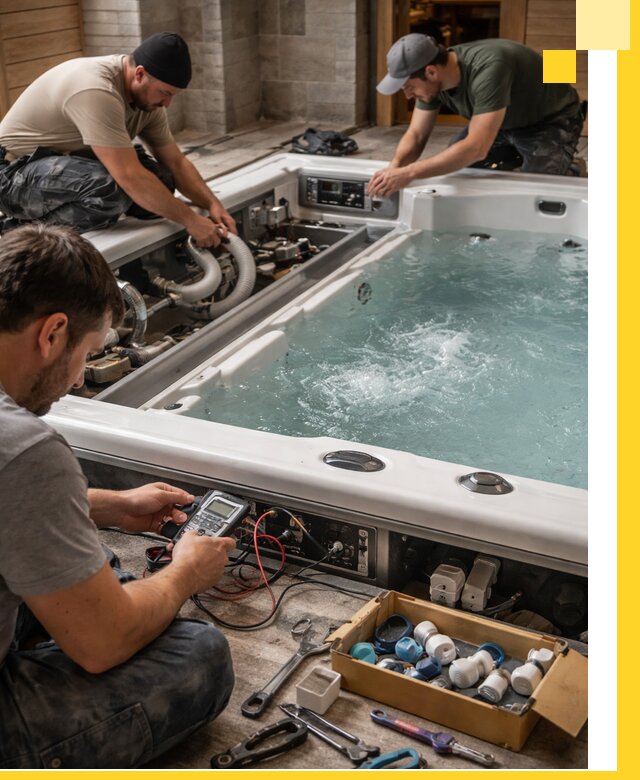 Гидромассажные бассейны под ключ в Находке, дизайн и монтаж