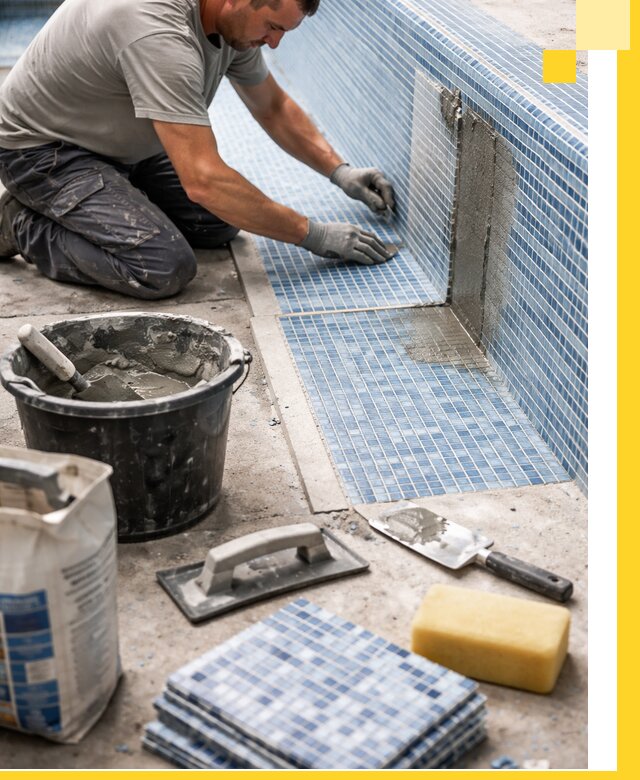 Укладка и ремонт мозаики для бассейнов под ключ в Находке