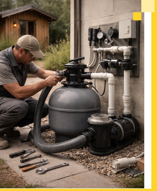 Продажа и монтаж фильтров и насосов для бассейнов в Находке