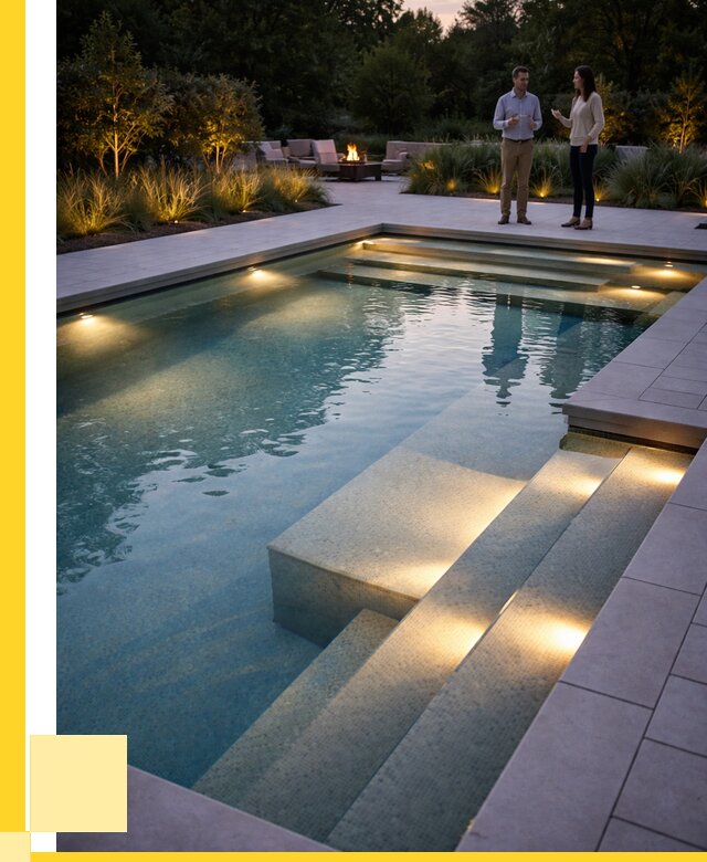 Освещение бассейнов в Находке под ключ от 25788 р. | ЭриданНхд