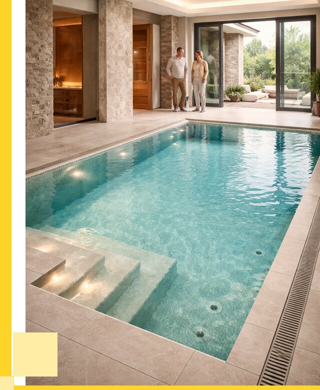 Бассейн во дворе в Находке: проект, отделка от 1237800 р. | ЭриданНхд