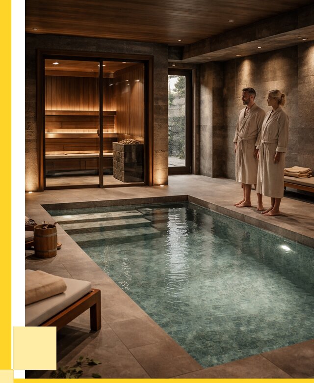 Сауна с большим бассейном в Находке от 1237800 р. ЭриданНхд