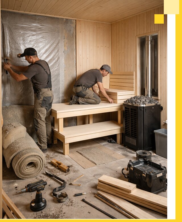 Проекты саун под ключ в Находке дизайн и строительство