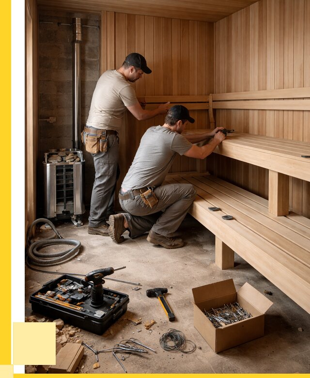 Монтаж саун под ключ в Находке от 123780 р. | ЭриданНхд