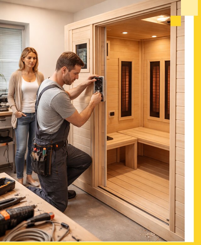 Инфракрасные сауны под ключ в Находке продажа и установка