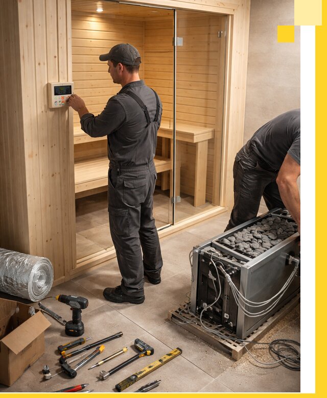 Поставка, установка и монтаж электрических саун в Находке