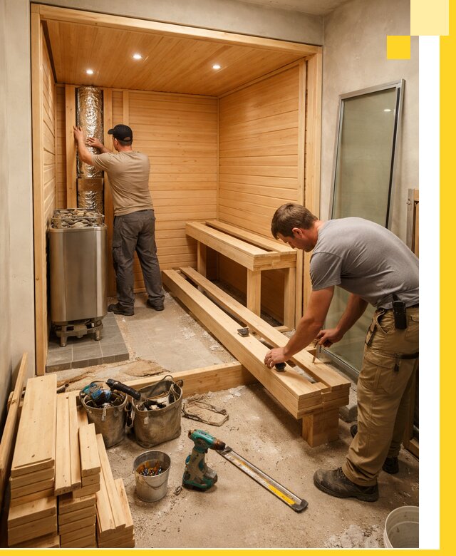 Проектирование и установка домашних саун под ключ в Находке