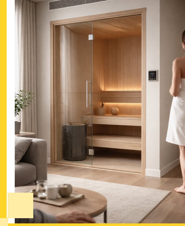 Сауна в квартире под ключ в Находке от 123780 р. ЭриданНхд