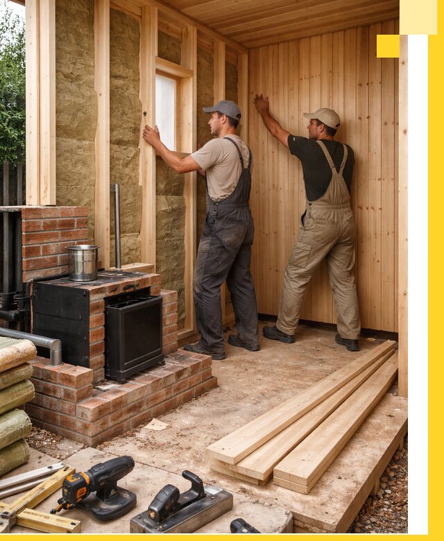 Строительство и установка дачных саун под ключ в Находке