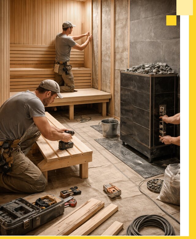 Дизайн и строительство интерьерных саун под ключ в Находке