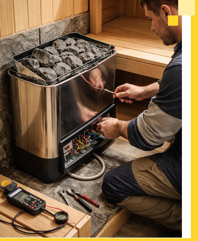 Продажа и установка электрокаменок для саун в Находке