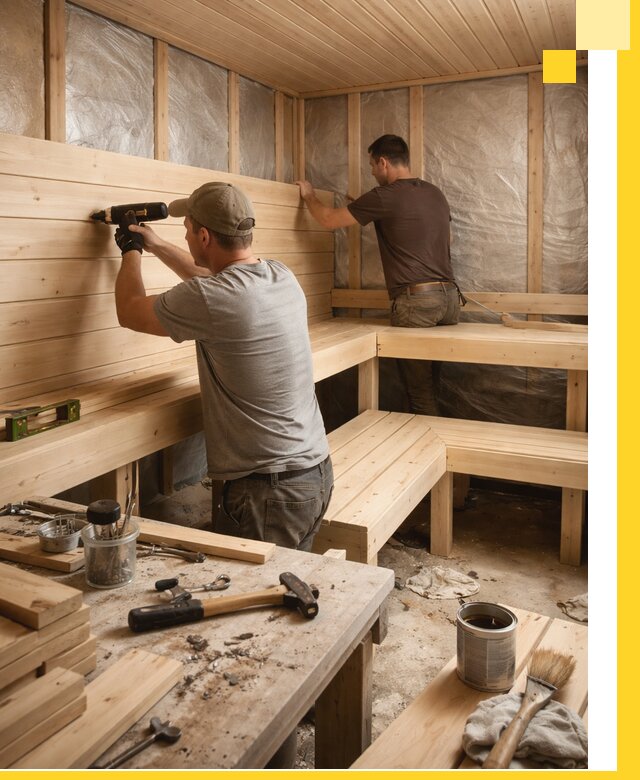 Профессиональная отделка бань и саун под ключ в Находке