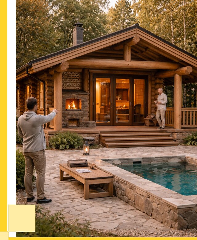 Проекты бань и хамам в Находке от 25788 р. | ЭриданНхд