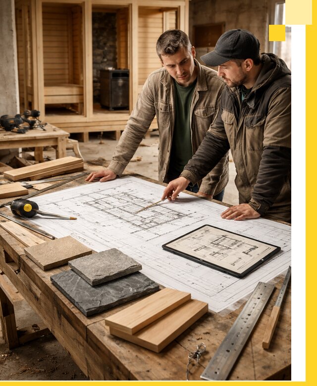 Проекты бань под ключ и планы строительства в Находке