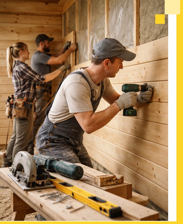 Обшивка бань под ключ в Находке: отделка стен и потолков